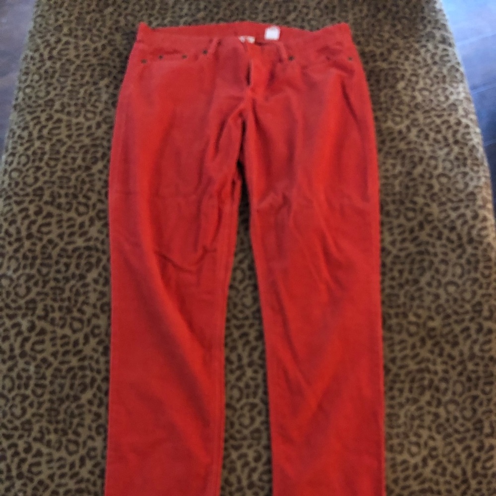 J Crew Burnt Orange cords size 29 city fit